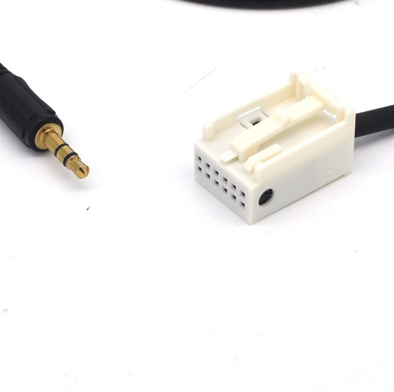 Retrofit AUX input in mp3 music cable adaptor For BMW E60 04-2010 E61 E63 E83