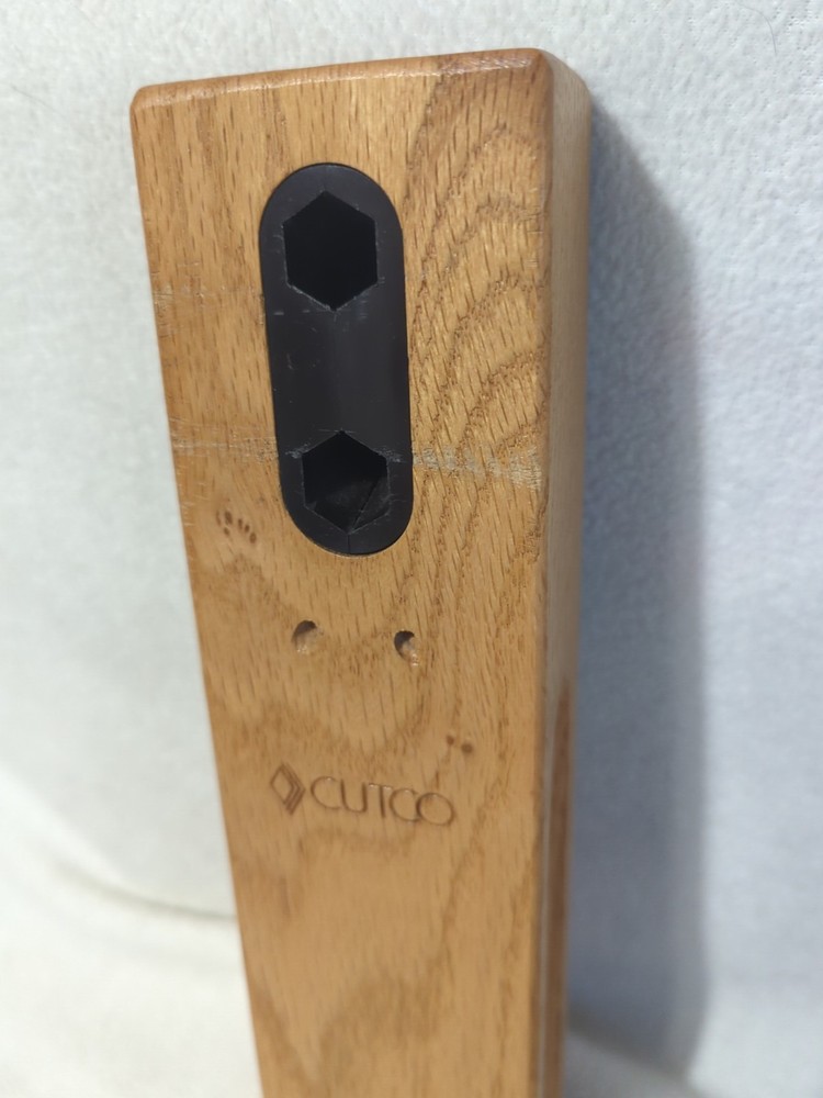 CUTCO Ed Reed Knife sharpener Wood Block