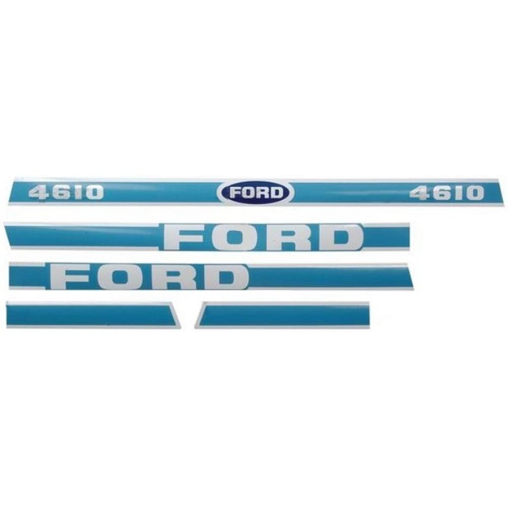 New Hood Decal Set Fits Ford 4610 Tractor Years 1981-1986