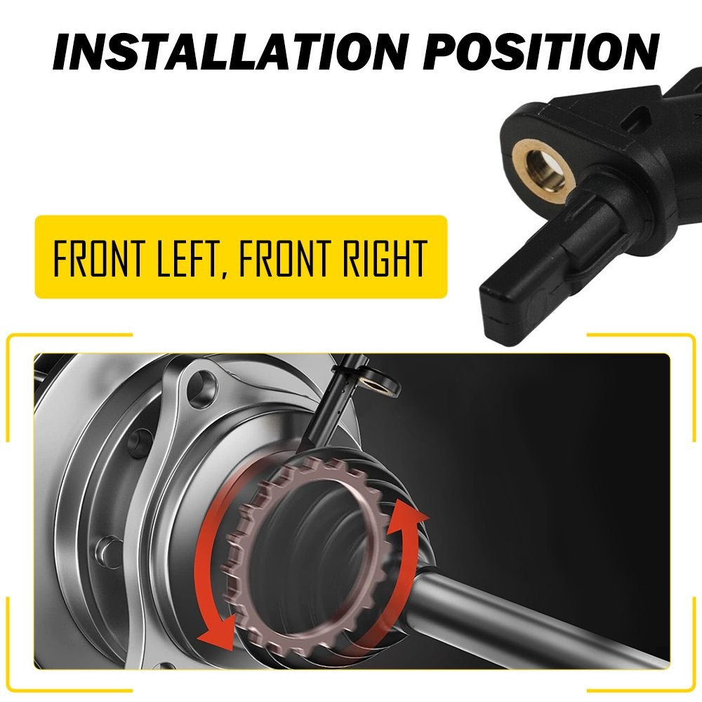 2X ABS Wheel Speed Sensor Front Left & Right for Ford Escape Focus ALS1090
