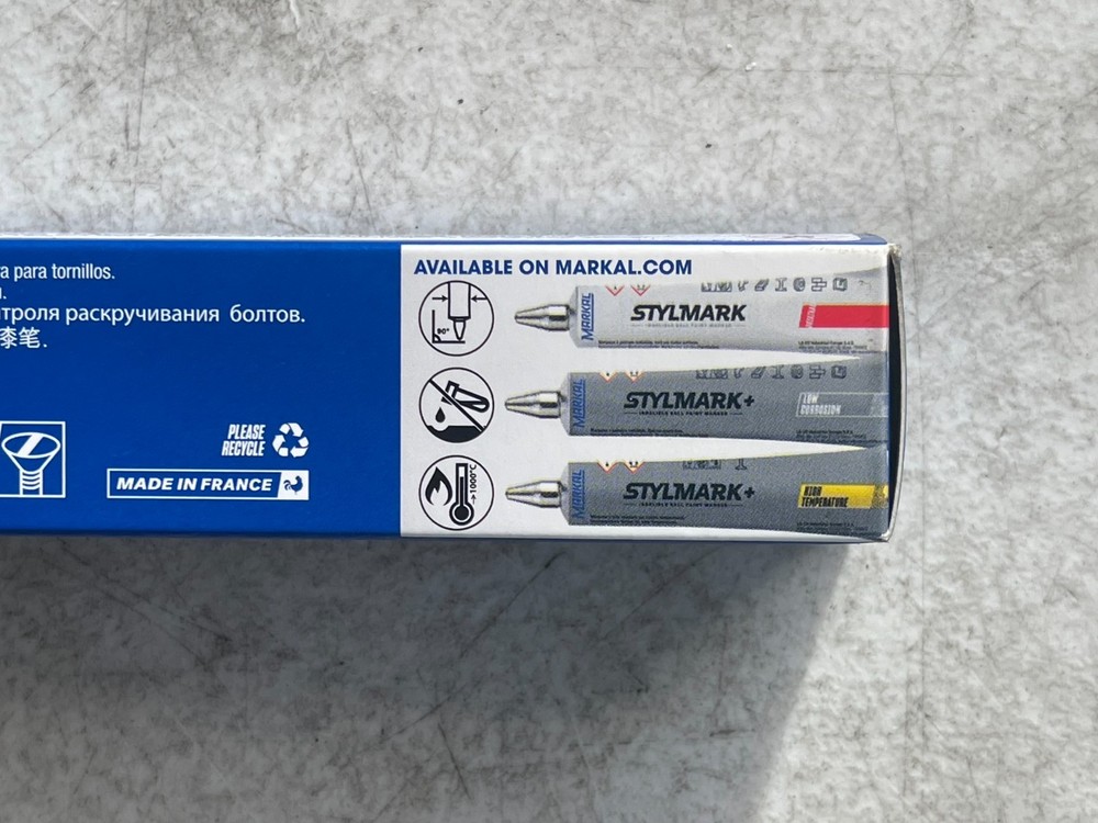 Markal Security Check Paint Marker Tamper-Proof NEW