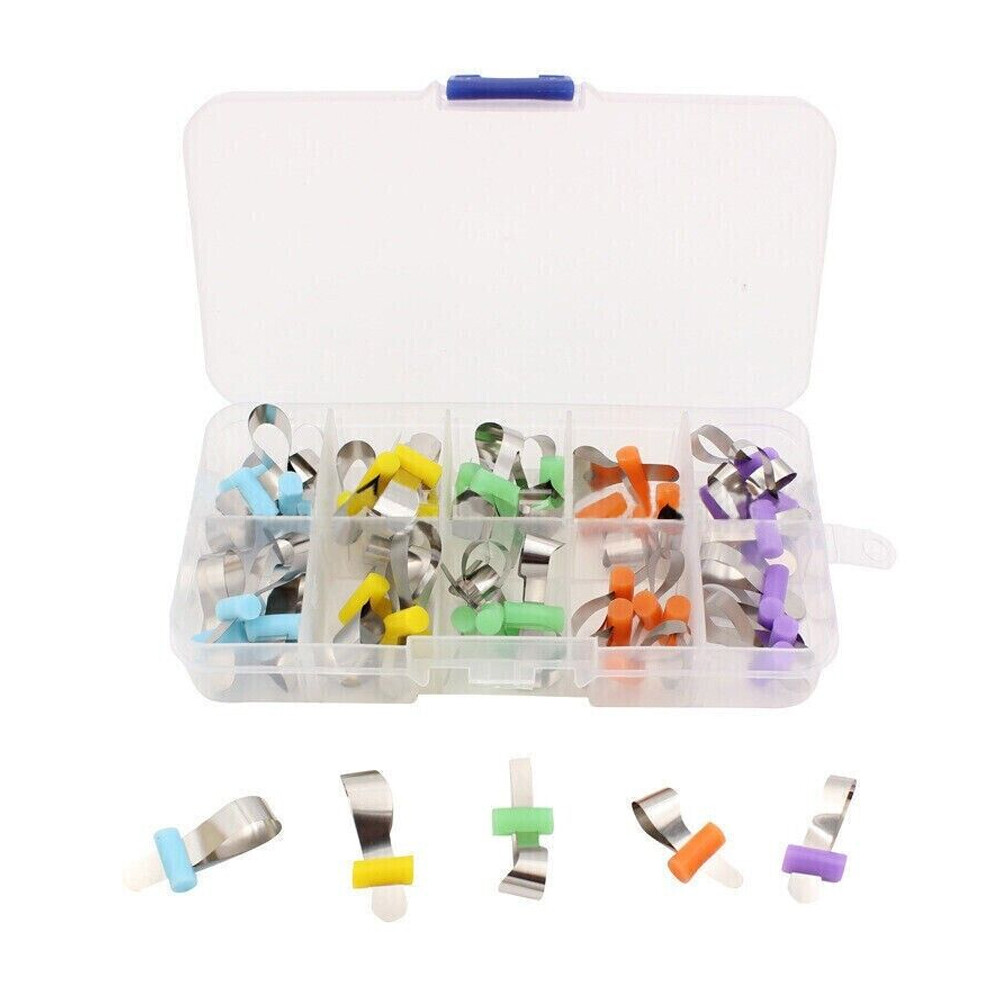 100Pcs Mixed Dental Auto-matrix Forming Sheet Retainerless Matrices Bands US