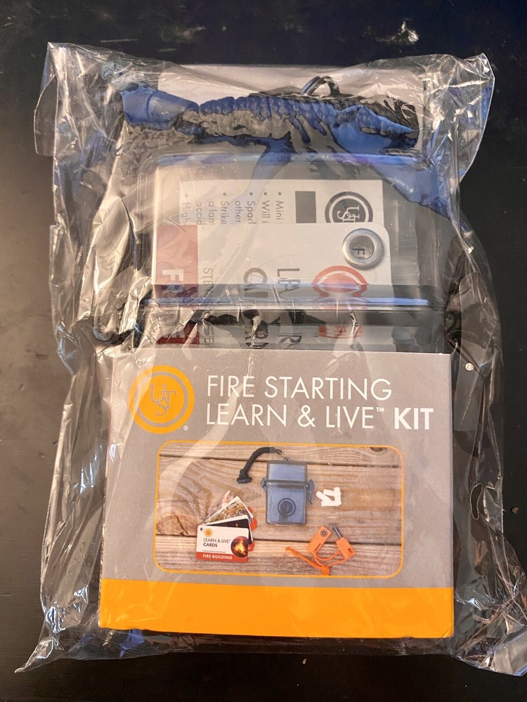 UST Brands Fire Starting Learn & Live Kit *Bug Out* -Sealed-