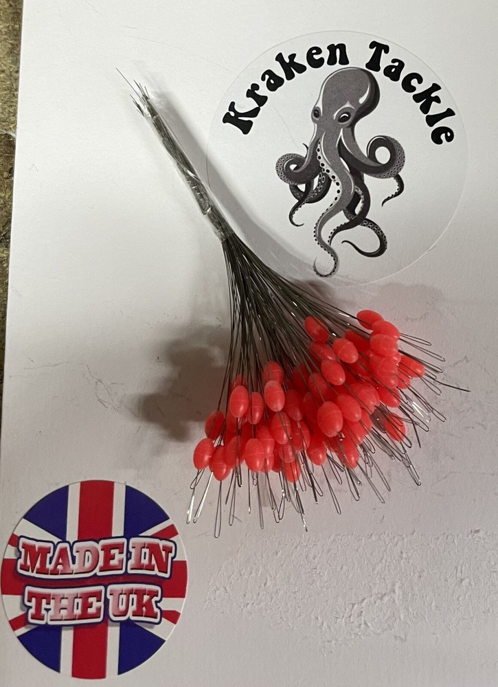 42x EGG Sliding Float Stops Rubber Grippa Barrel Rig Buffer Line Braid Fishing