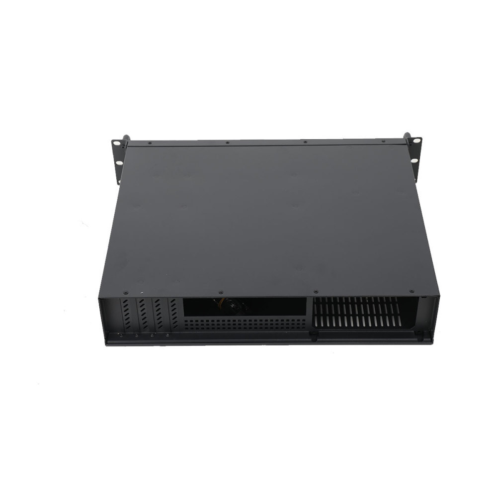19" rack server housing 2U 2U black - only 38cm deep