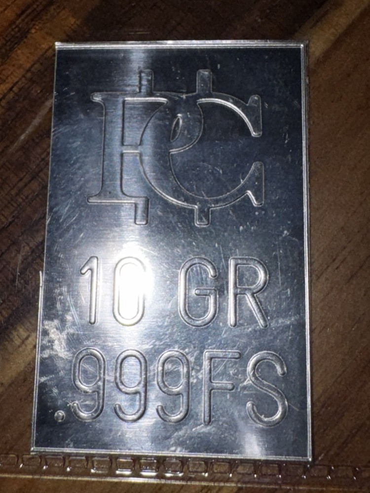 10 Grain Silver Bar - .999 Pure Silver