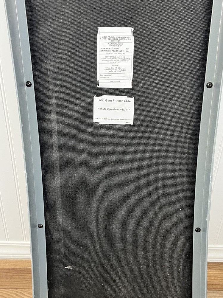 Padded replacement SLIDING BOARD DECK only for TOTAL GYM