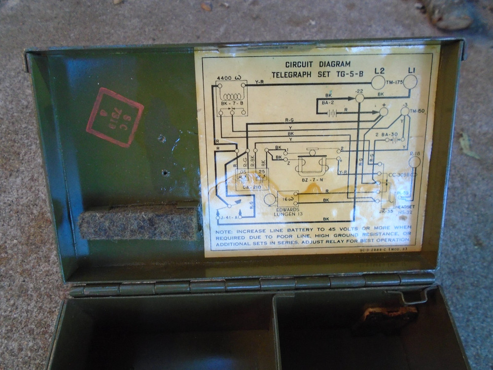US Army telegraph set TG-5-B