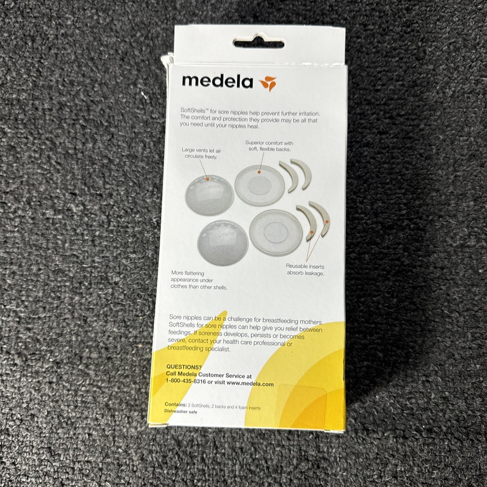 Medela SoftShells Breast Shells for Sore Nipples Soft Shells 80210