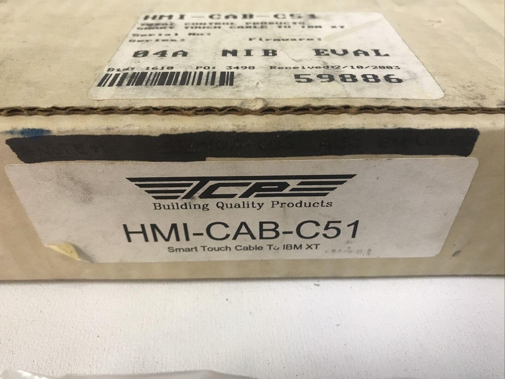 HMI-CAB-C51 HMICABC51 Total Control programming port cable (New Sealed)