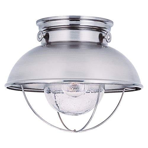 8869-98 Sebring Transitional One-Light Outdoor Brushed Stainless Finish