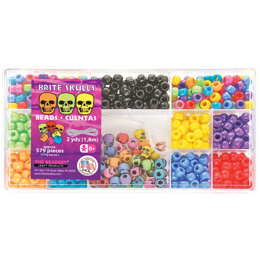 Bead Box Kit 6.25oz Brite Skulls