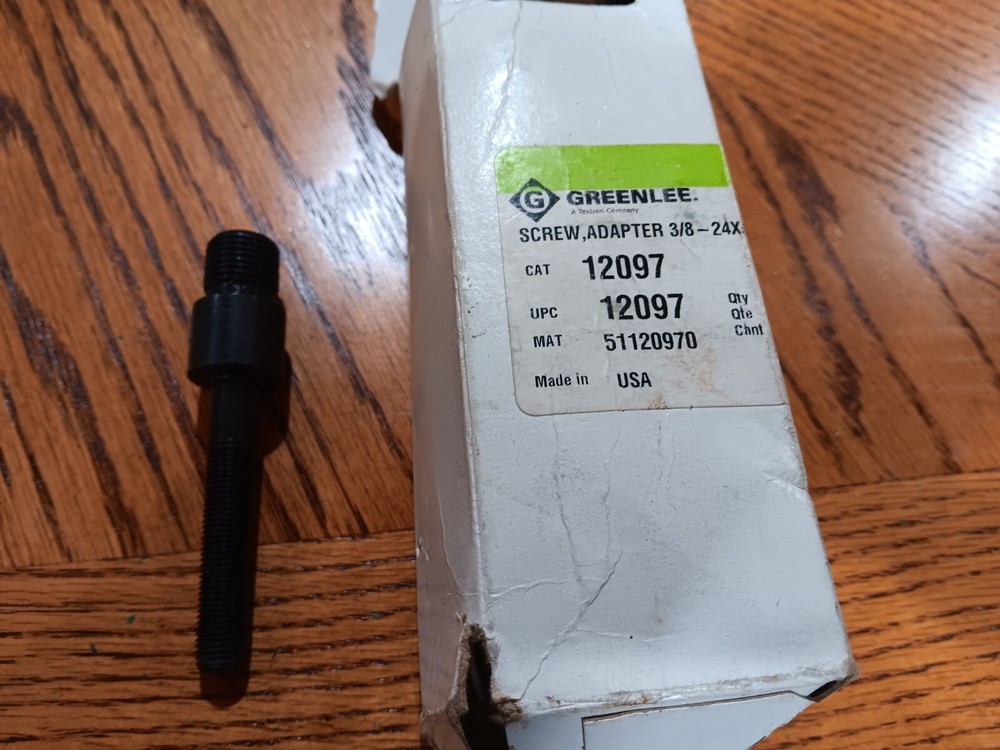 Greenlee Screw Adapter 12097