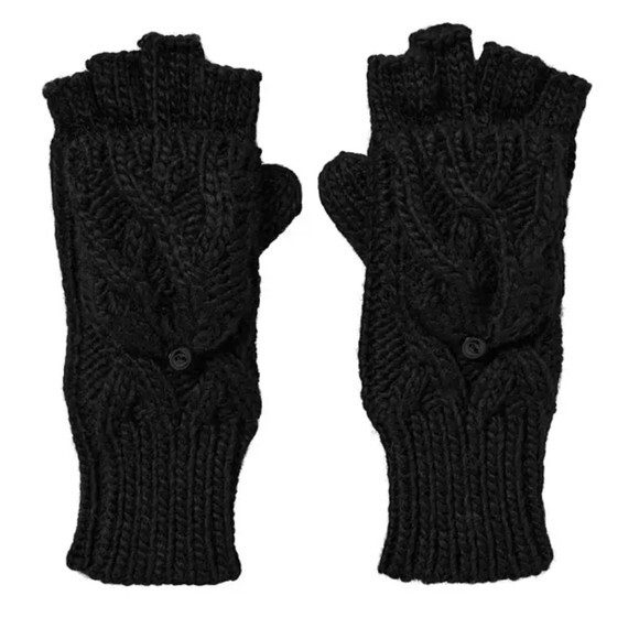 CALIA Cable Pop Top Mitten NWT