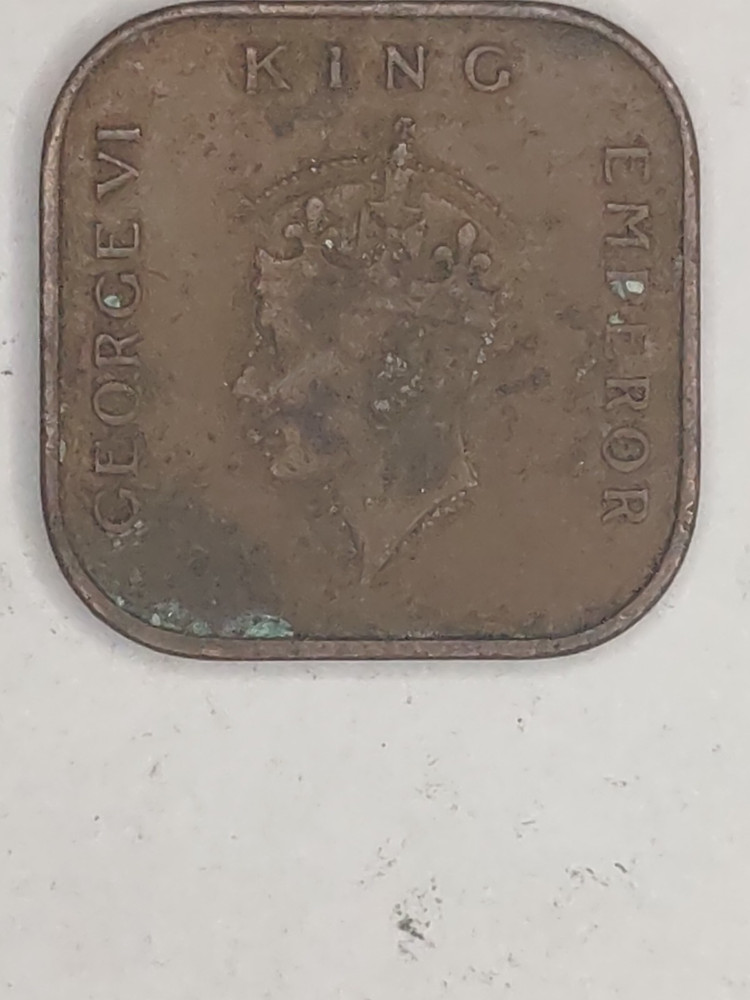 1940 Malaya 1 Cent Coin