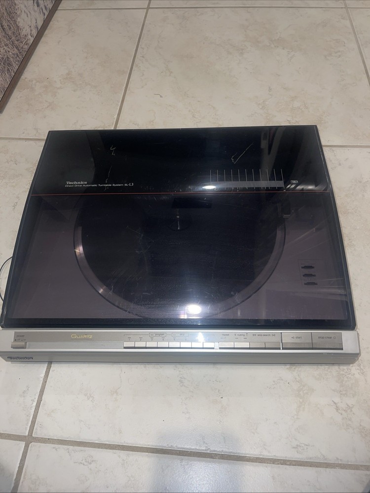 Technics SL-L3 Quartz Direct Drive Automatic Turntable Made in Japan Untested