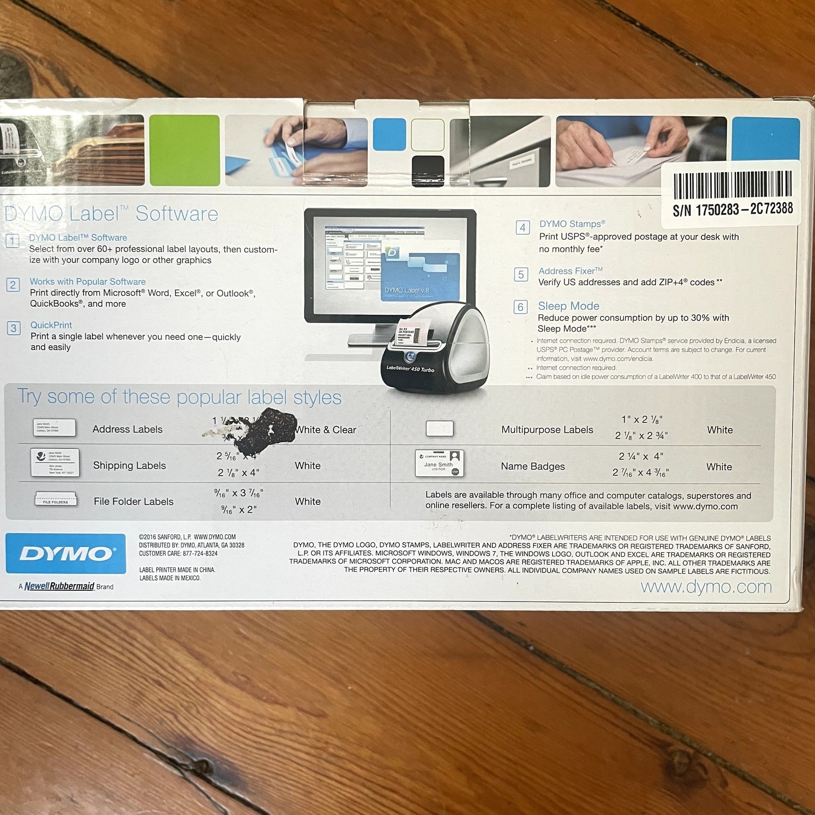 Dymo Label Writer High Speed Label Postage Printer 450 Turbo