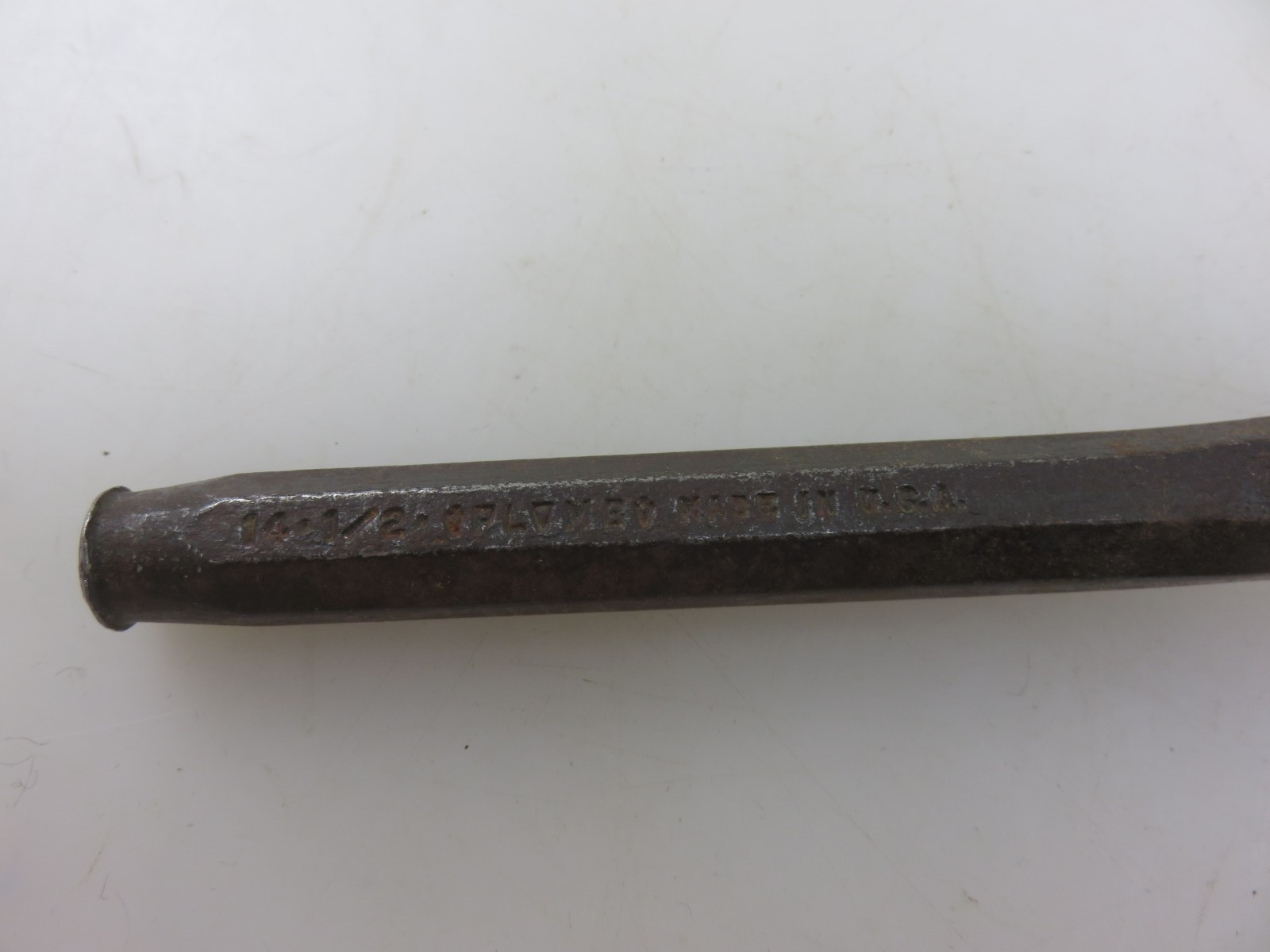 Plomb 14 Plumbing Lead Caulking Iron 1/2" Chisel Tip 11.5" Long Vintage USA