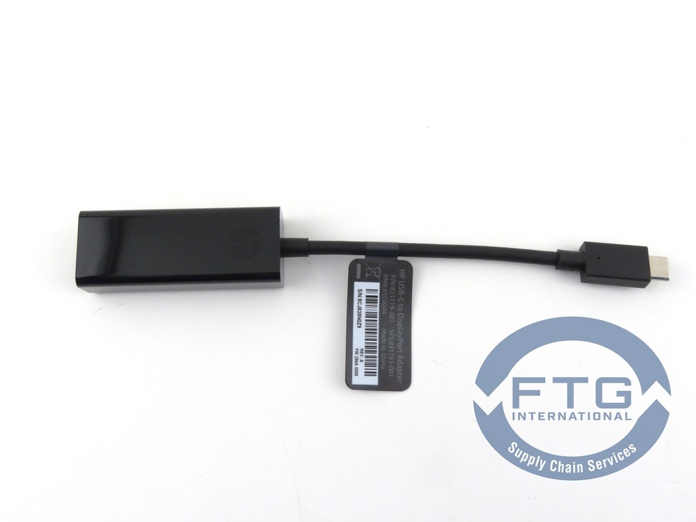 831753-001 SPS-HP USB-C to DisplayPort Adapter
