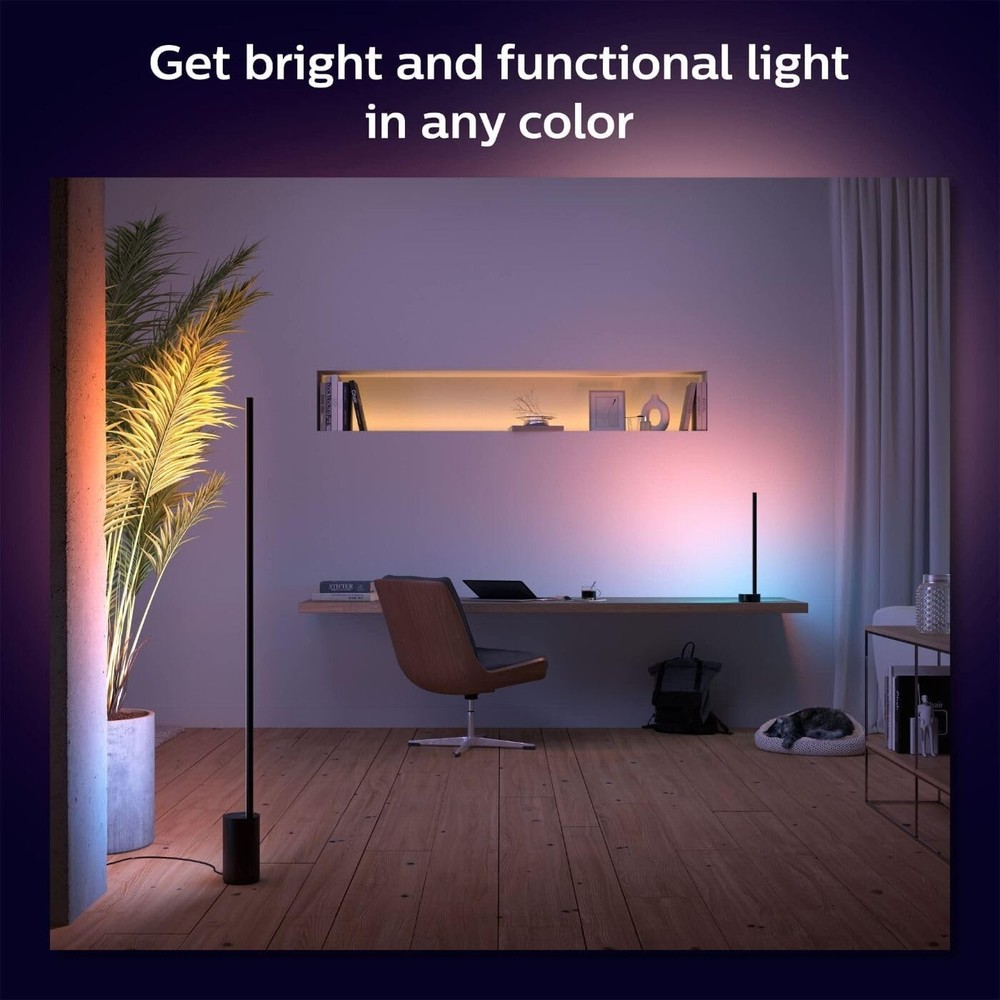 Philips Hue Gradient Signe 57.4" Floor Lamp - Black