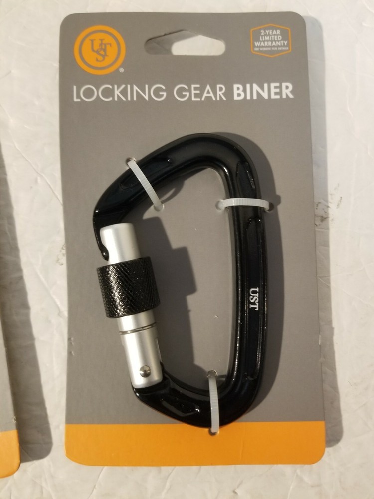 UST Locking Gear Biner, Black -20-02572-01