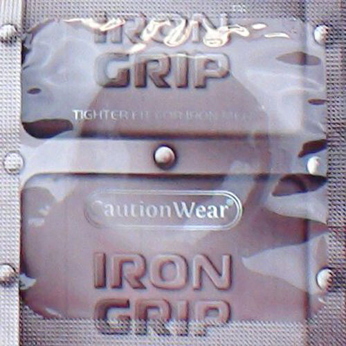 100 pieces pack CAUTION WEAR IRON GRIP SNUG FIT latex lubricated condoms
