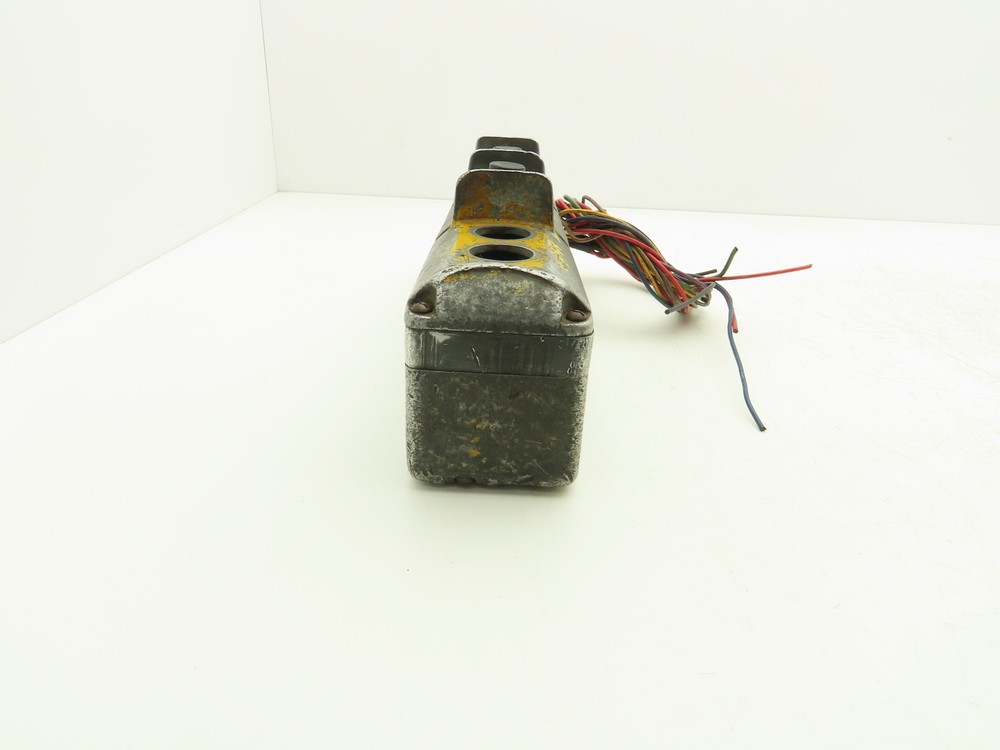 Square D Crane Hoist 6-Station Pushbutton Control Pendant Vintage
