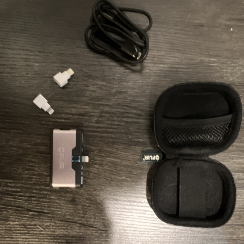 Flir iOS (Lightning) Thermal Camera Accessory with Case and Adapters