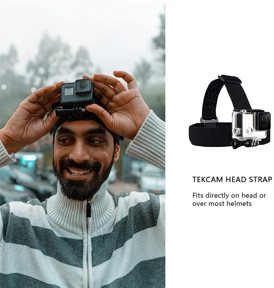 Action Camera Head Mount Strap Wearing Belt Adjustable