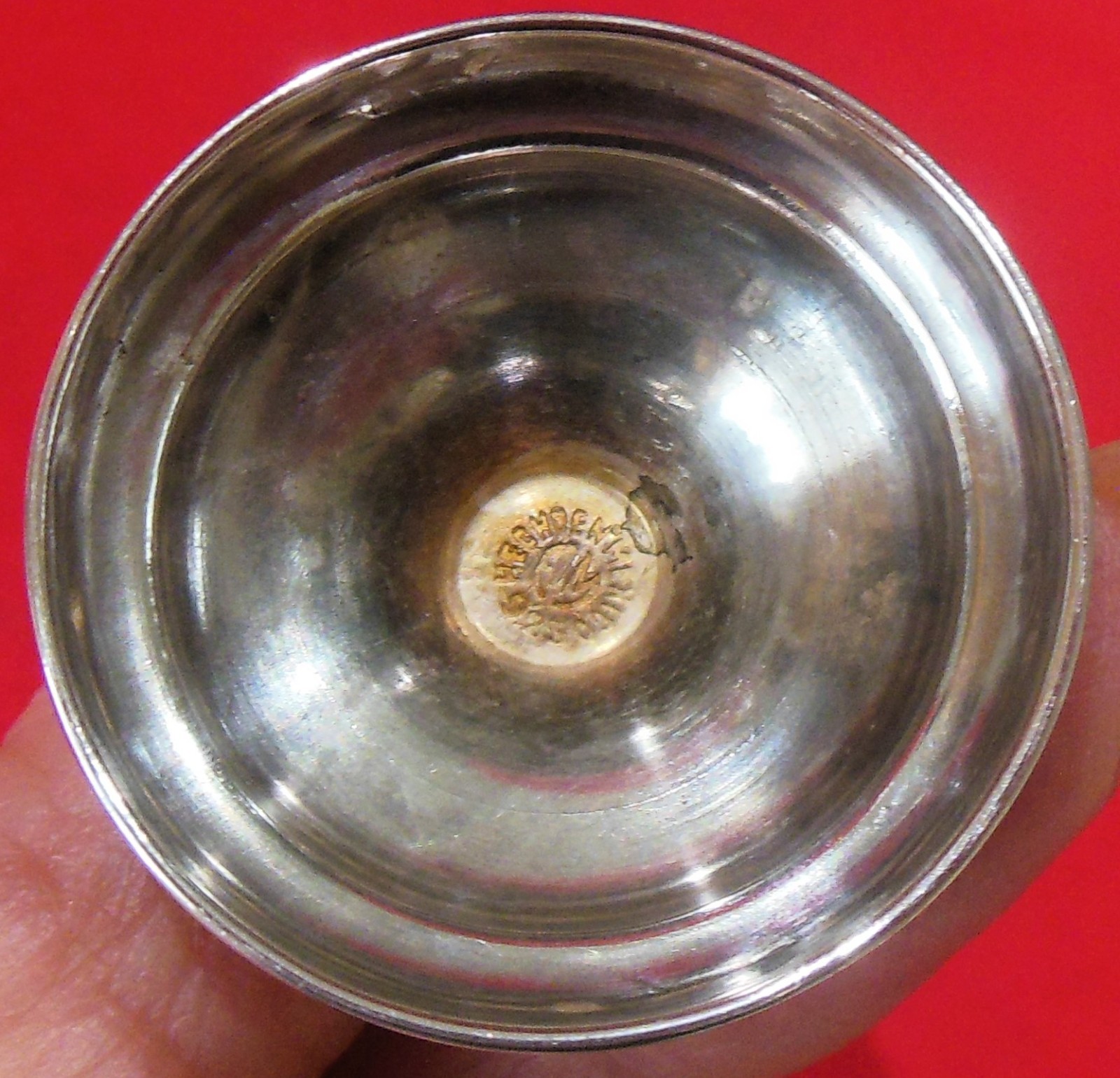 Set of 2 Sterling Overlay Stemmed Shot Glasses Mexico Use Repair Scrap