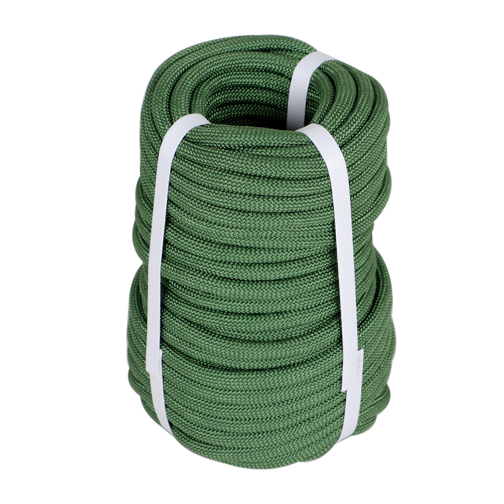 Braided Polyester Rope (3/8" X 100') Strong Pulling Rope for Climbing Sailing