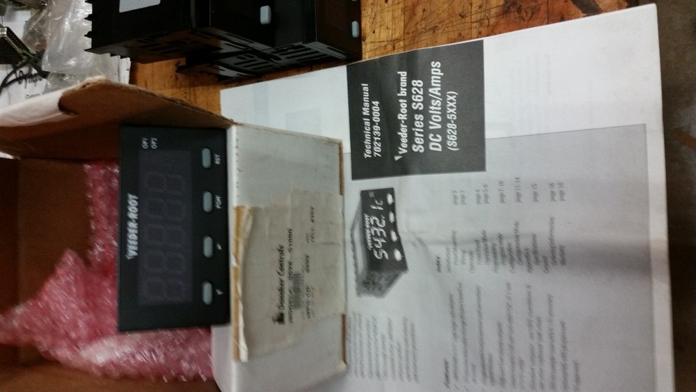 Danaher Voltage and Amp meter S628 Veeder Root