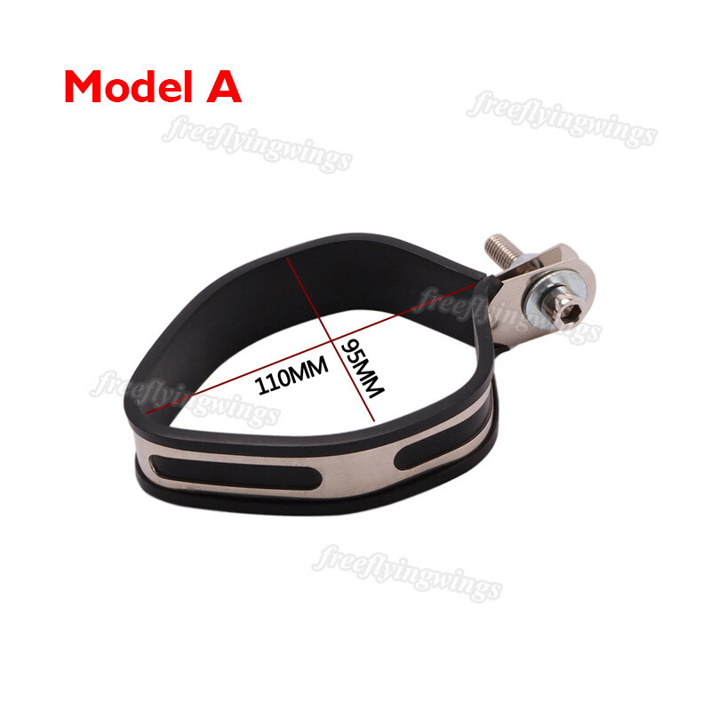 Universal Motorcycle Exhaust Muffler Tip Mounting Clamp Tip Hanger Strap Bracket