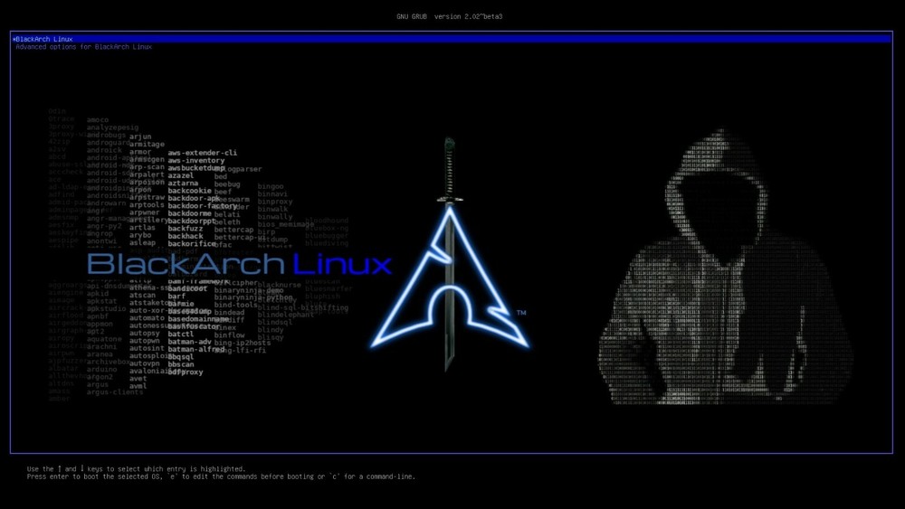 BLACKARCH LIVE USB - PRO HACKING OPERATING SYSTEM - 2500+ TOOLS HACK ANY PC SECU