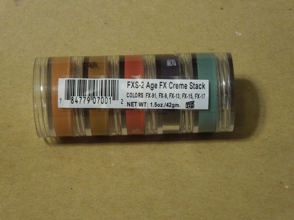 Ben Nye FXS-2 Age FX Creme Stack 5 Color 1.5 oz