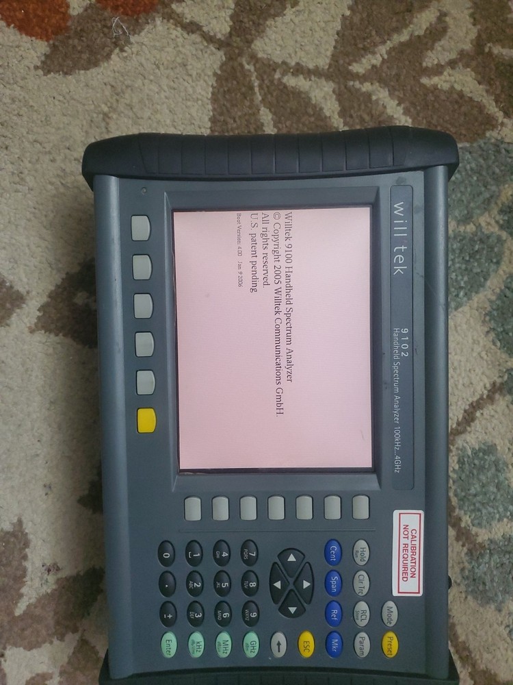 Aeroflex/Willtek 9102B Handheld Spectrum Analyzer 100kHz- 4GHz