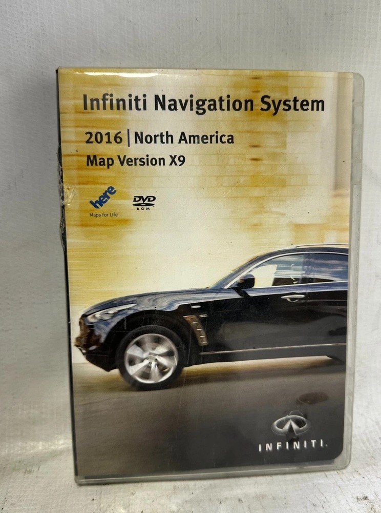 Infiniti Navigation System DVD 2016 North America Map Version X9 Complete OEM