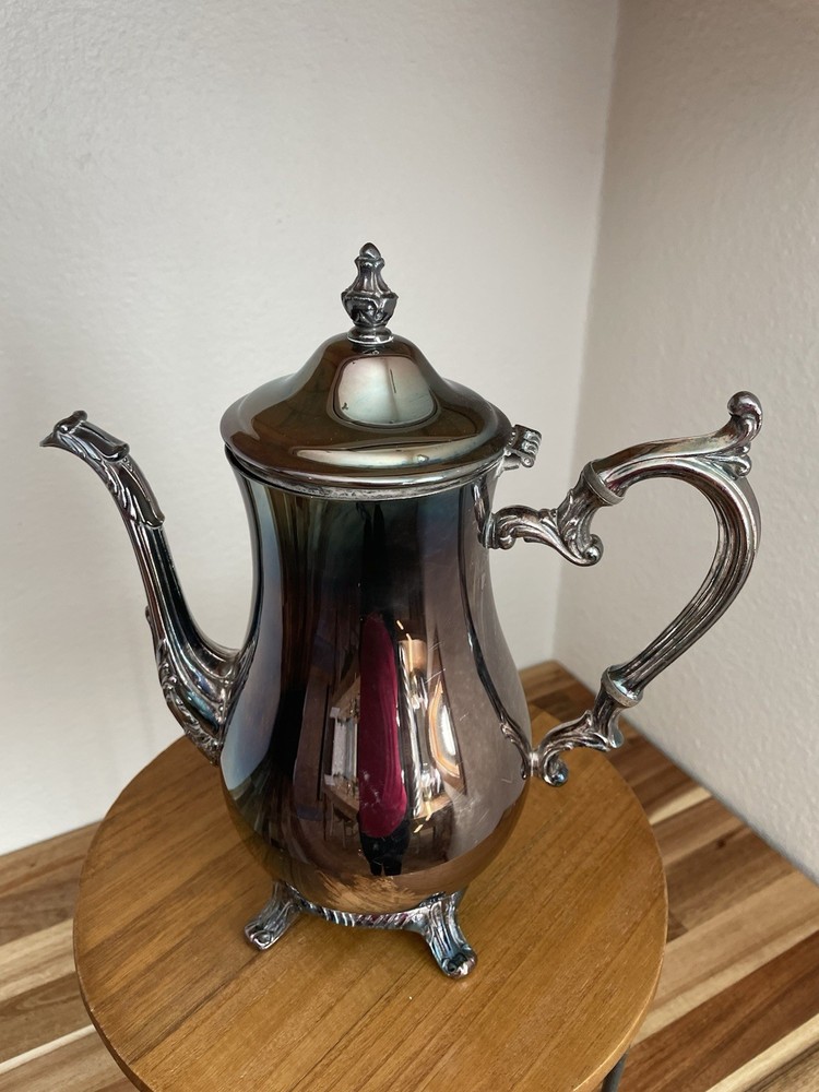 Wm. Rogers Silverplate Coffee/Tea Set with Creamer and Sugar Bowl