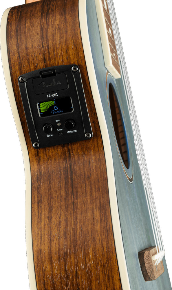 Fender Dhani Harrison Uke W/Bag - Turquoise