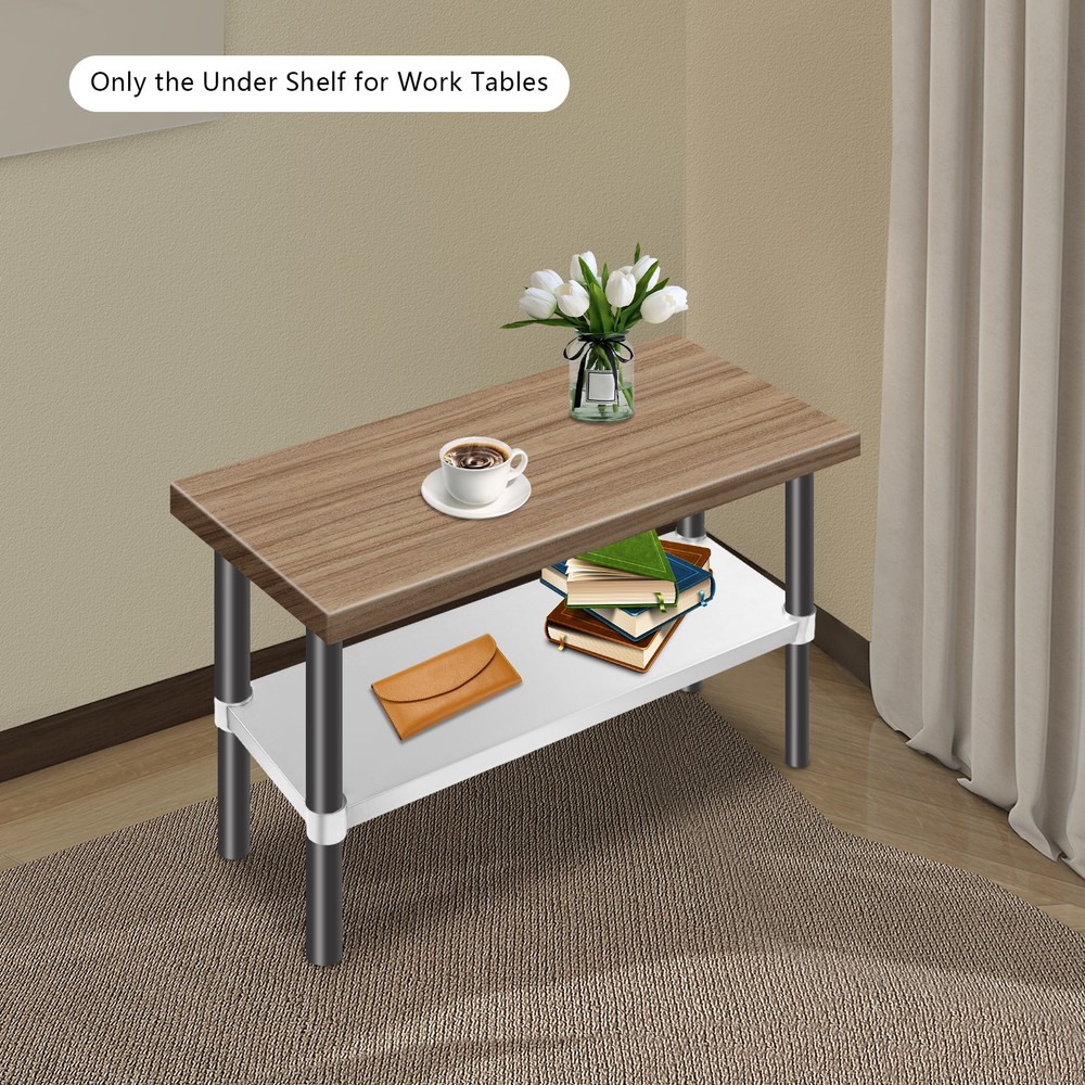 Stainless Steel Undershelf Worktable's Under Shelf Max Load 100kg Storage Board