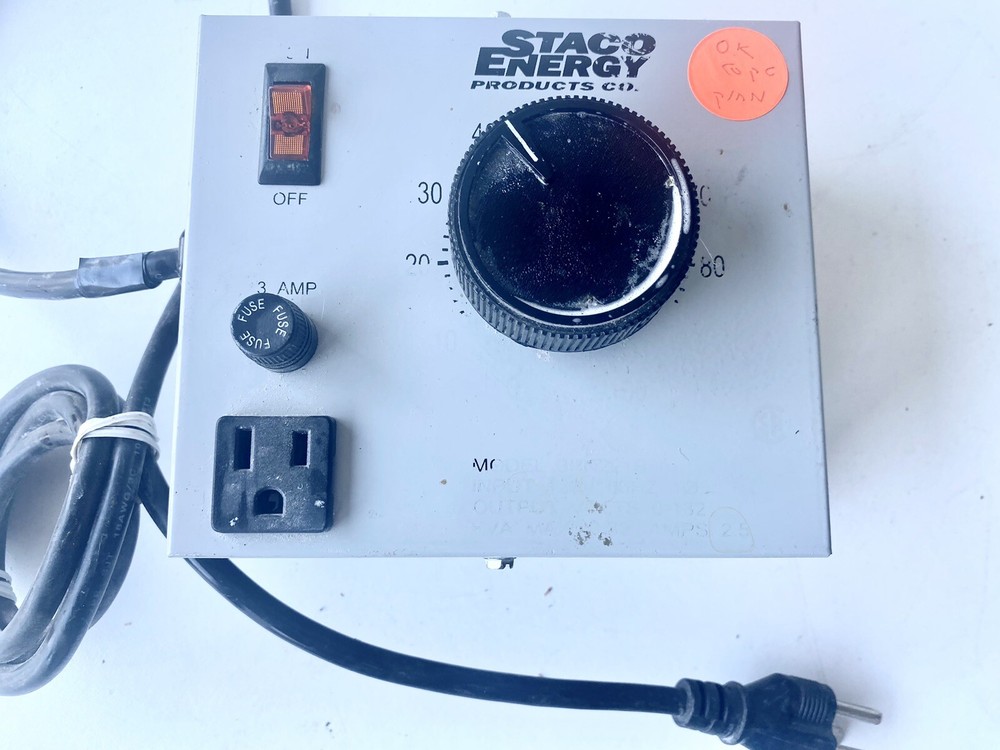 Staco Energy 3PN221B Variac Variable Transformer