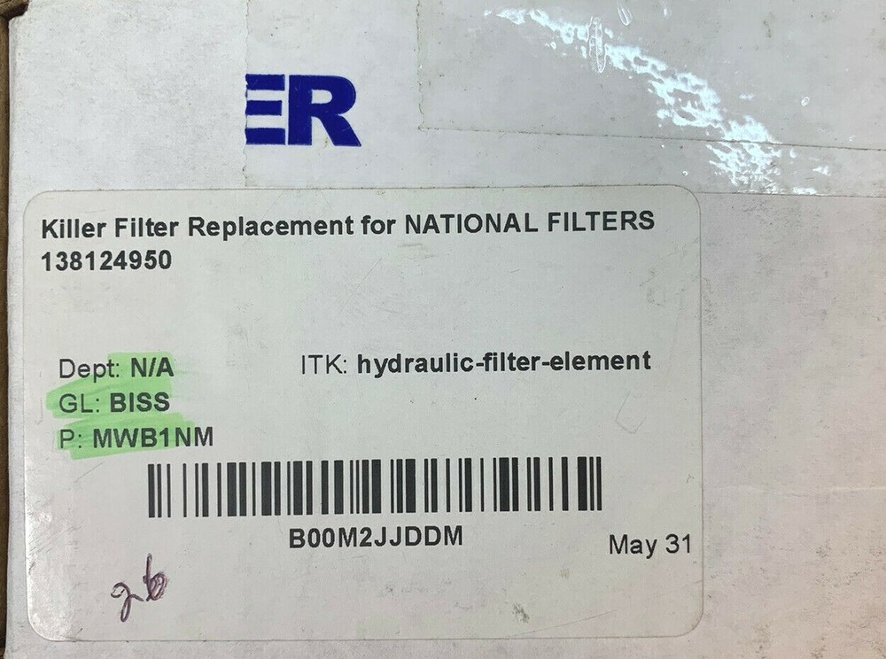 Killer Filter Replacement for INTERNORMEN 300818 - Free Ship!