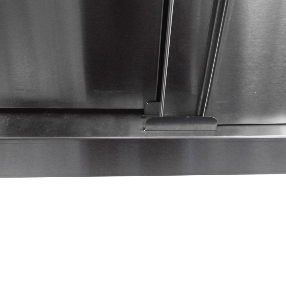 Commercial Kitchen Work Table for Prep&Work, Kitchen Cabinet with Sliding Doors