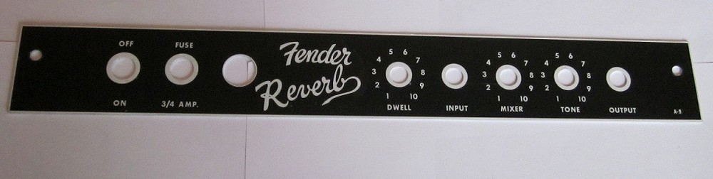 Blackface Reverb Unit front face plate !