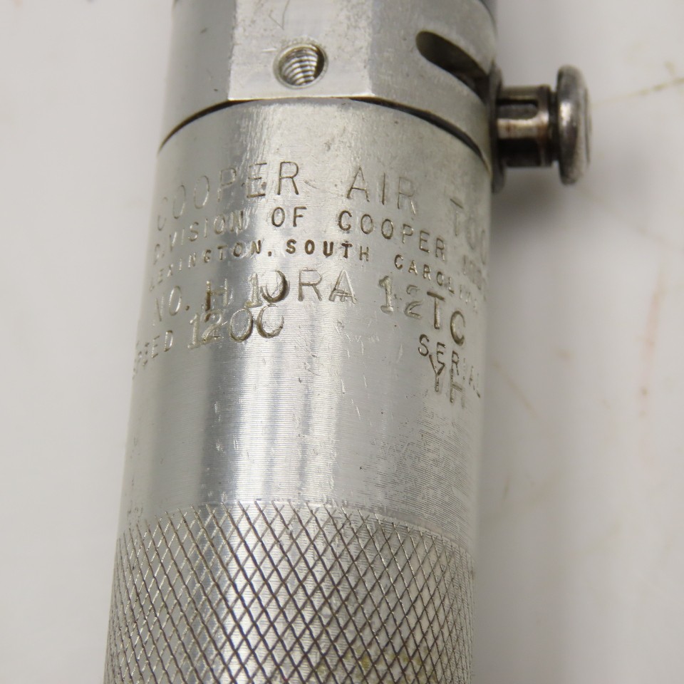 Cooper Air Tools H10RA12TC Inline Pneumatic Screw Driver Adjustable Torque