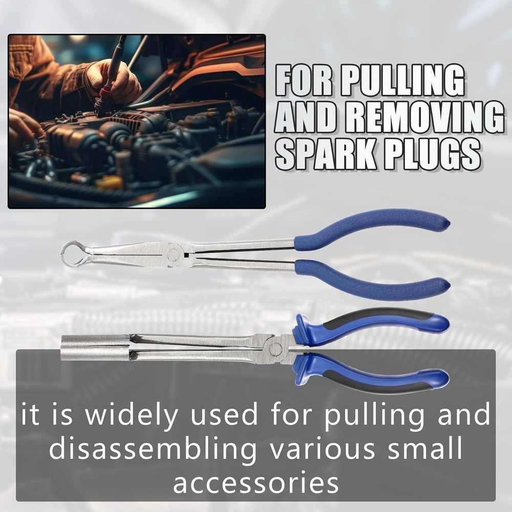 2 Pack Spark Plug Wire Removal Tool Kit Includes Spark Plug Boot Removal Tool an