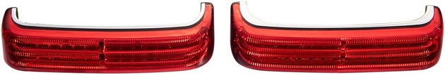 Custom Dynamics ProBeam Seq. LED Saddlebag Lights Chrome Red #PB-SBSEQ-BCM4CR