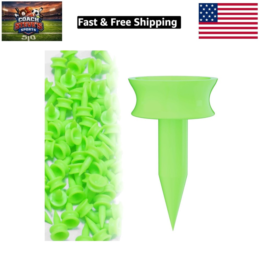 100 Pack 0.82" Golf Tees, Enhanced Durability & Stability, Engineered to Mini...