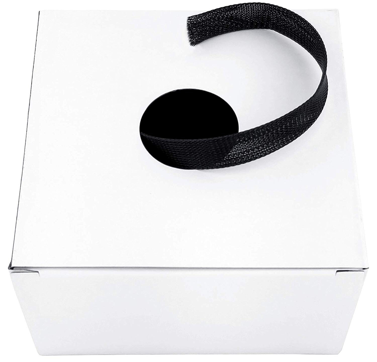 50ft - 1/2 inch PET Expandable Braided Sleeving – Black – Cable Sleeve protector