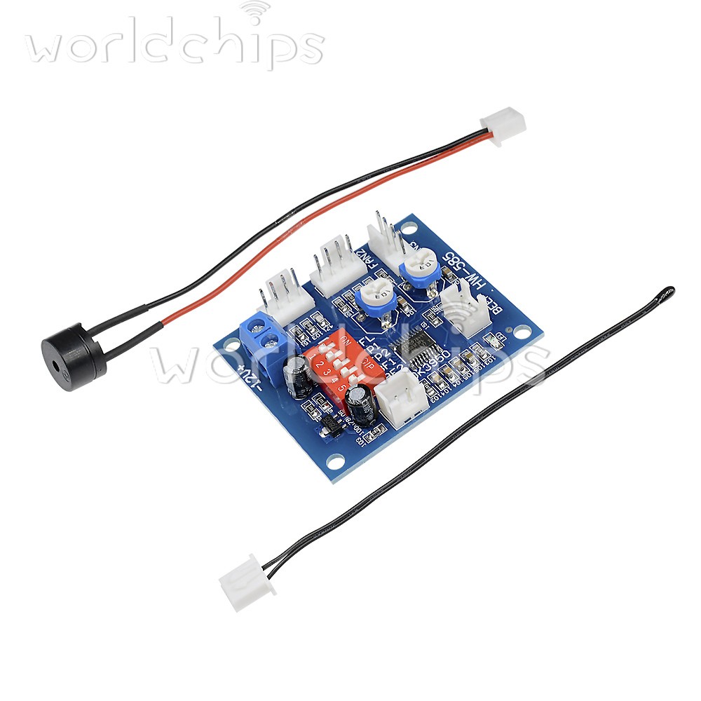 1-10PCS 12V 4Wire PC CPU Fan Temperature Control PWM Fan Speed Controller Module